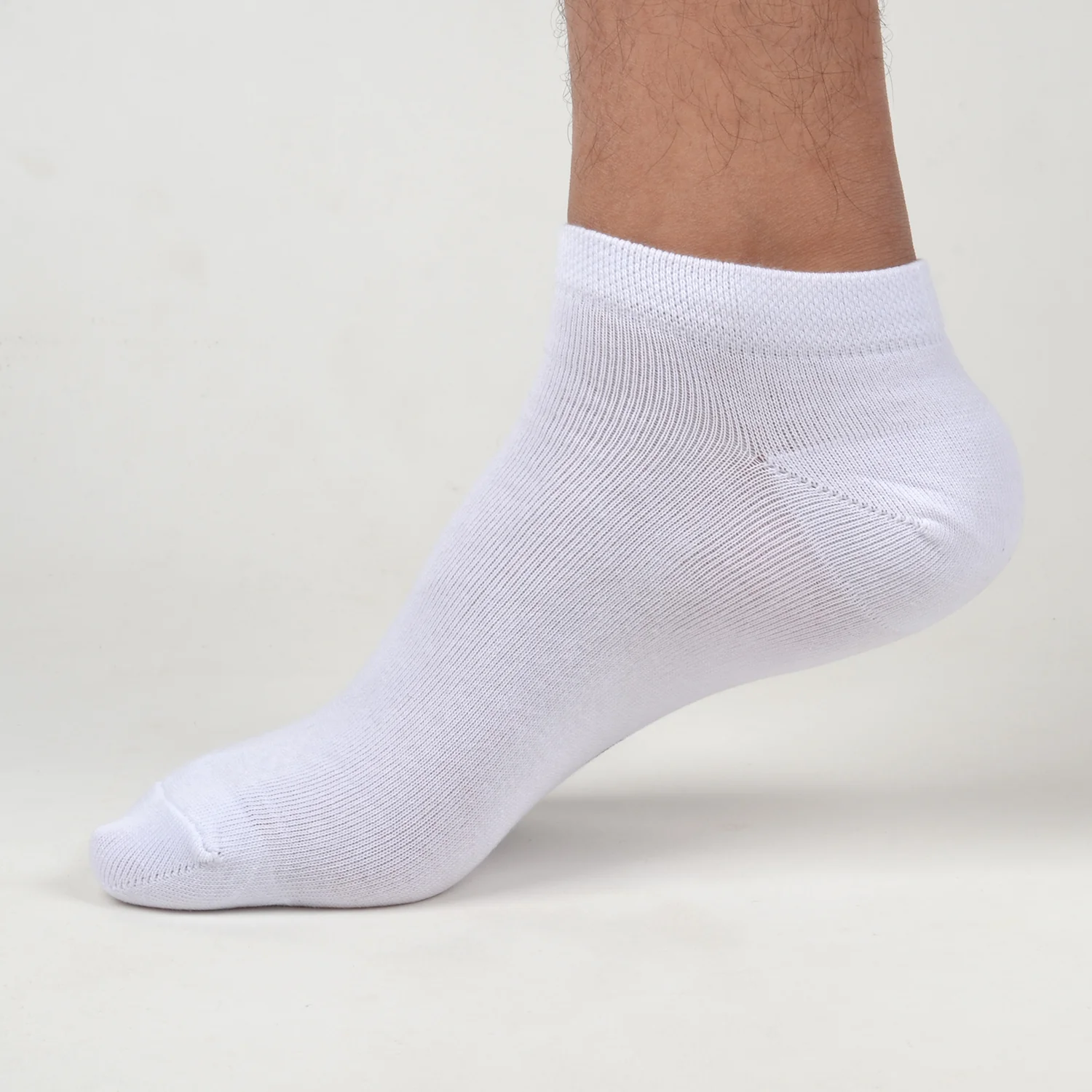 FOOTPRINTS Unisex Solid Cotton Ankle-Length Socks -Pack Of 3 - Image 4