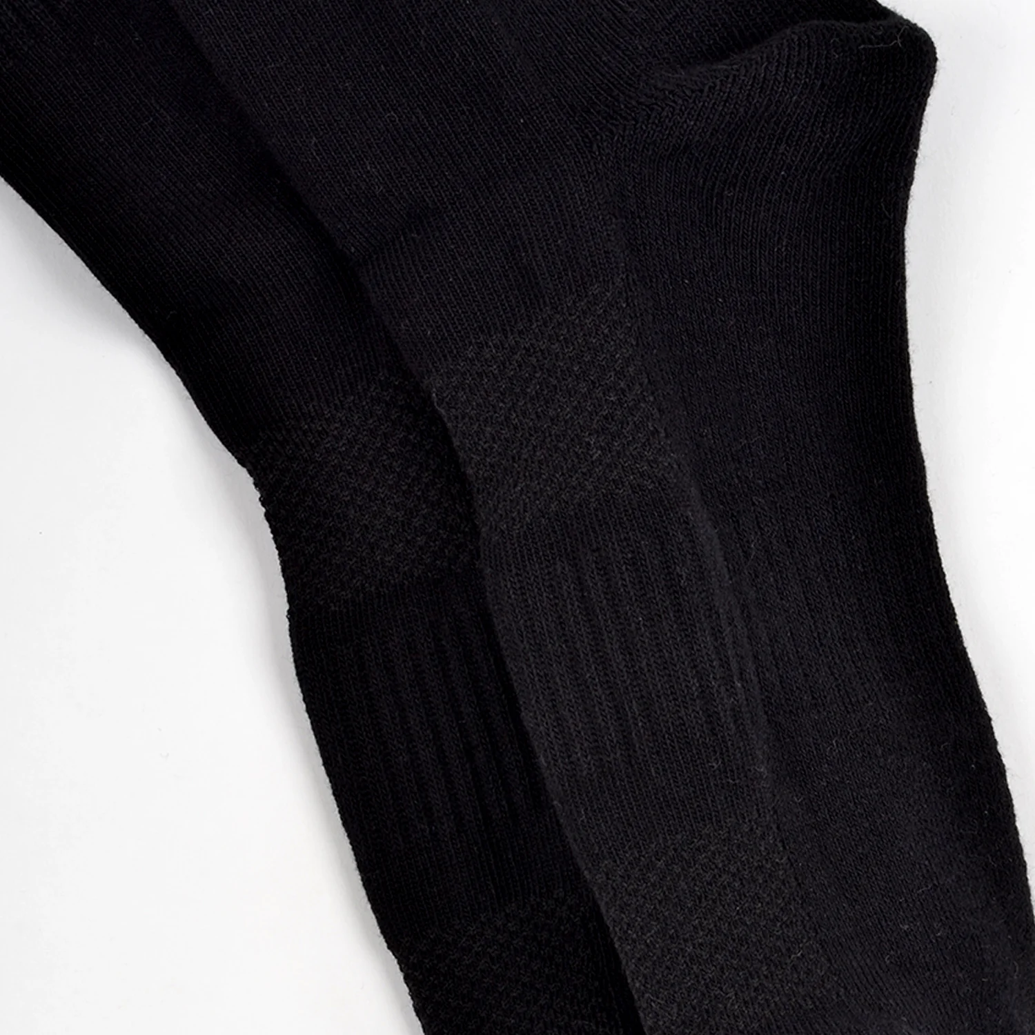 FOOTPRINTS Unisex Solid Cotton Ankle Terry -Length Socks -Pack Of 1 |BLACK| - Image 3