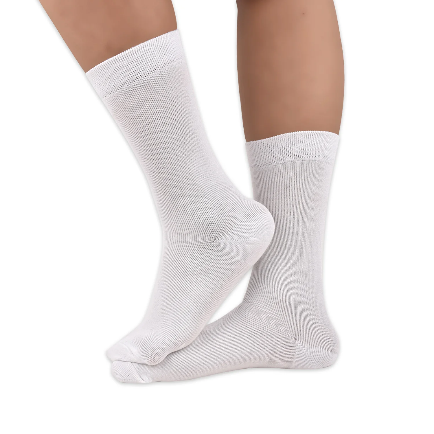 Kids Organic Cotton School Socks - Unisex - Calf length- Pack of 3 (Black and White)- Extra soft and Breathable - Image 4