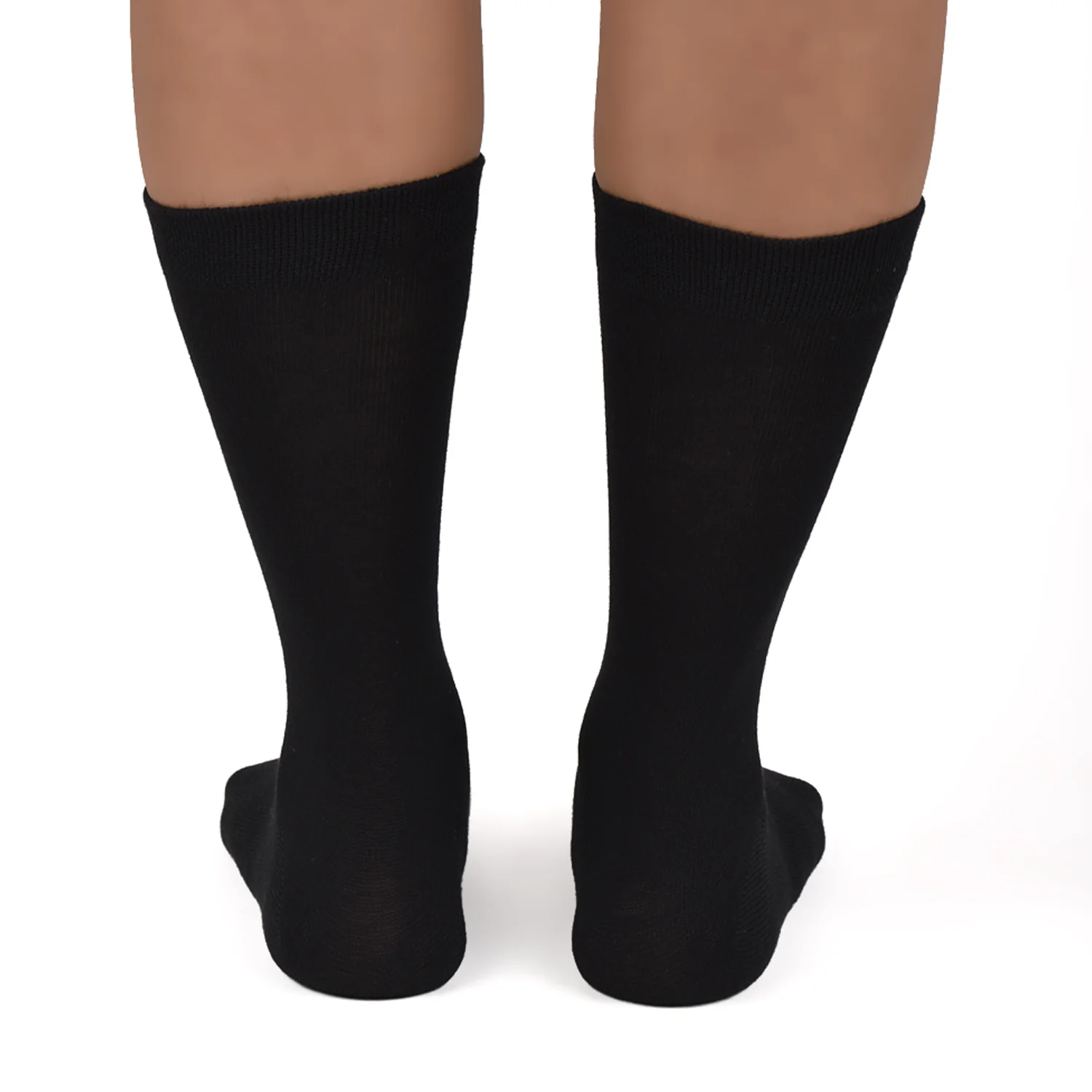 Kids Organic Cotton School Socks - Unisex - Calf length- Pack of 5 (Black)- Extra soft and Breathable - Image 4