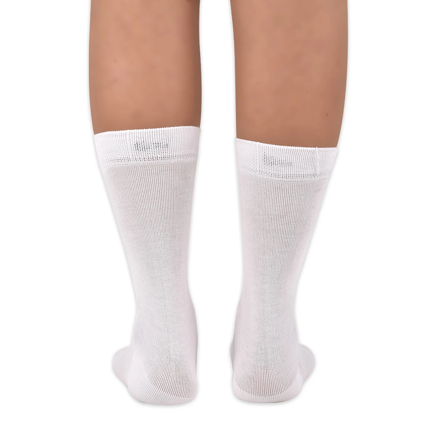 Kids Organic Cotton School Socks - Unisex - Calf length- Pack of 5 (Black and White)- Extra soft and Breathable - Image 4