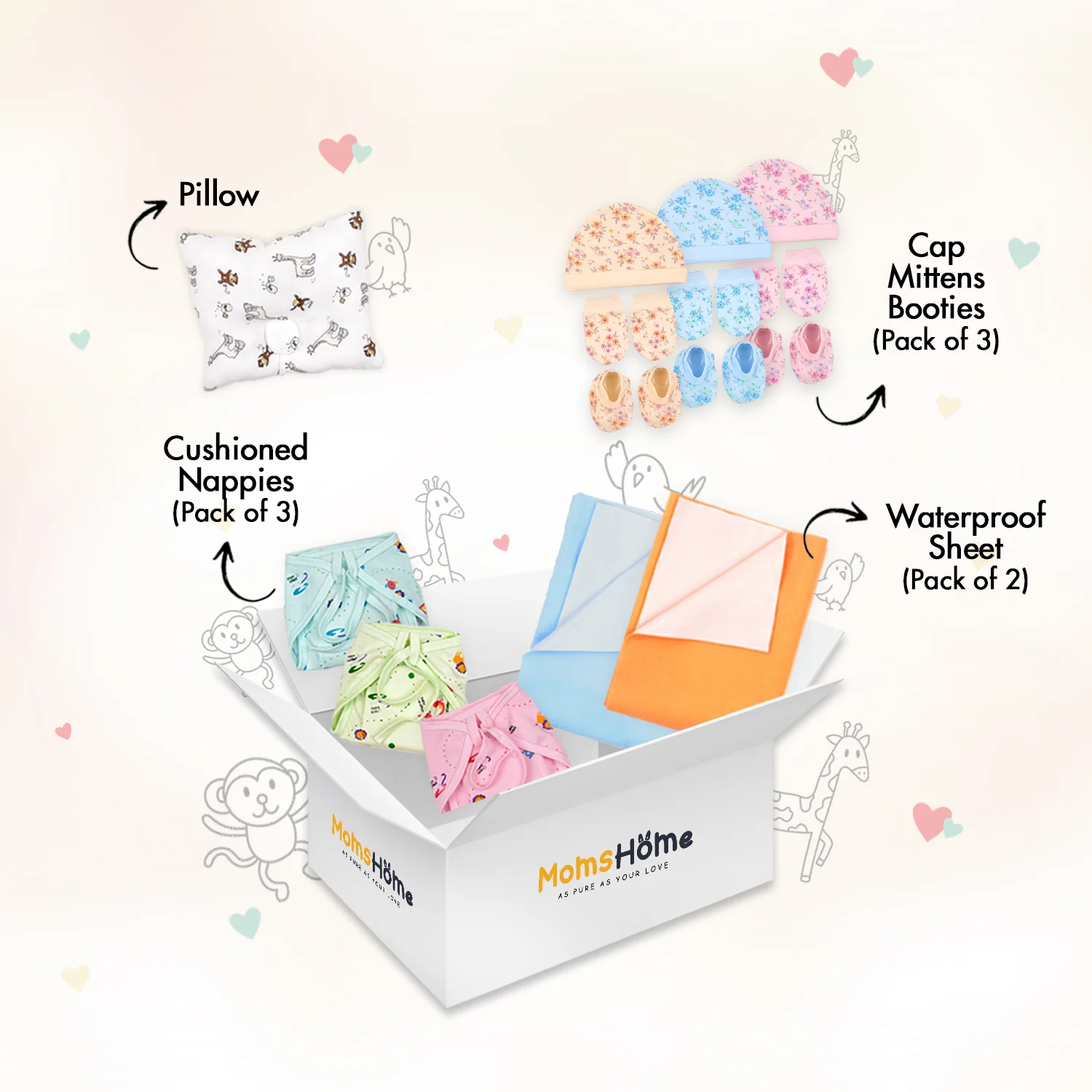 New Born Baby Essentials Combo Set @ 299 (When you buy 8 or more items) - Image 3