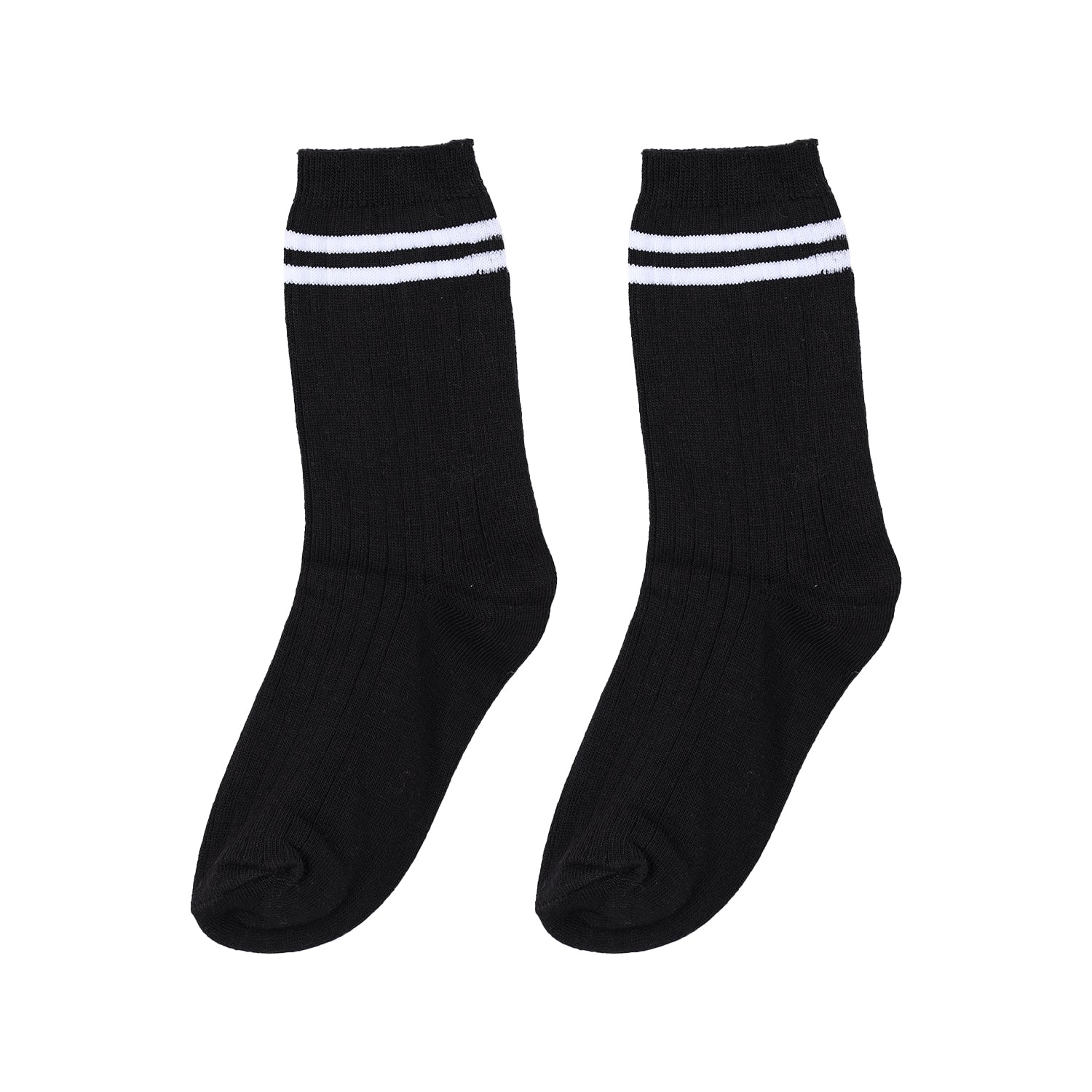 Odour free Organic Cotton Kids Bamboo Ribbed Socks - Pack of 3 - Image 2