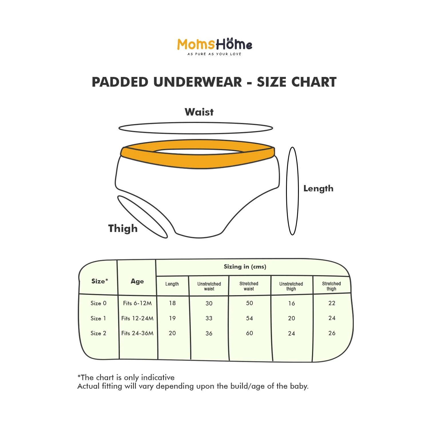 Cotton Unisex Baby Padded Underwear | Pack Of 1 - Image 13