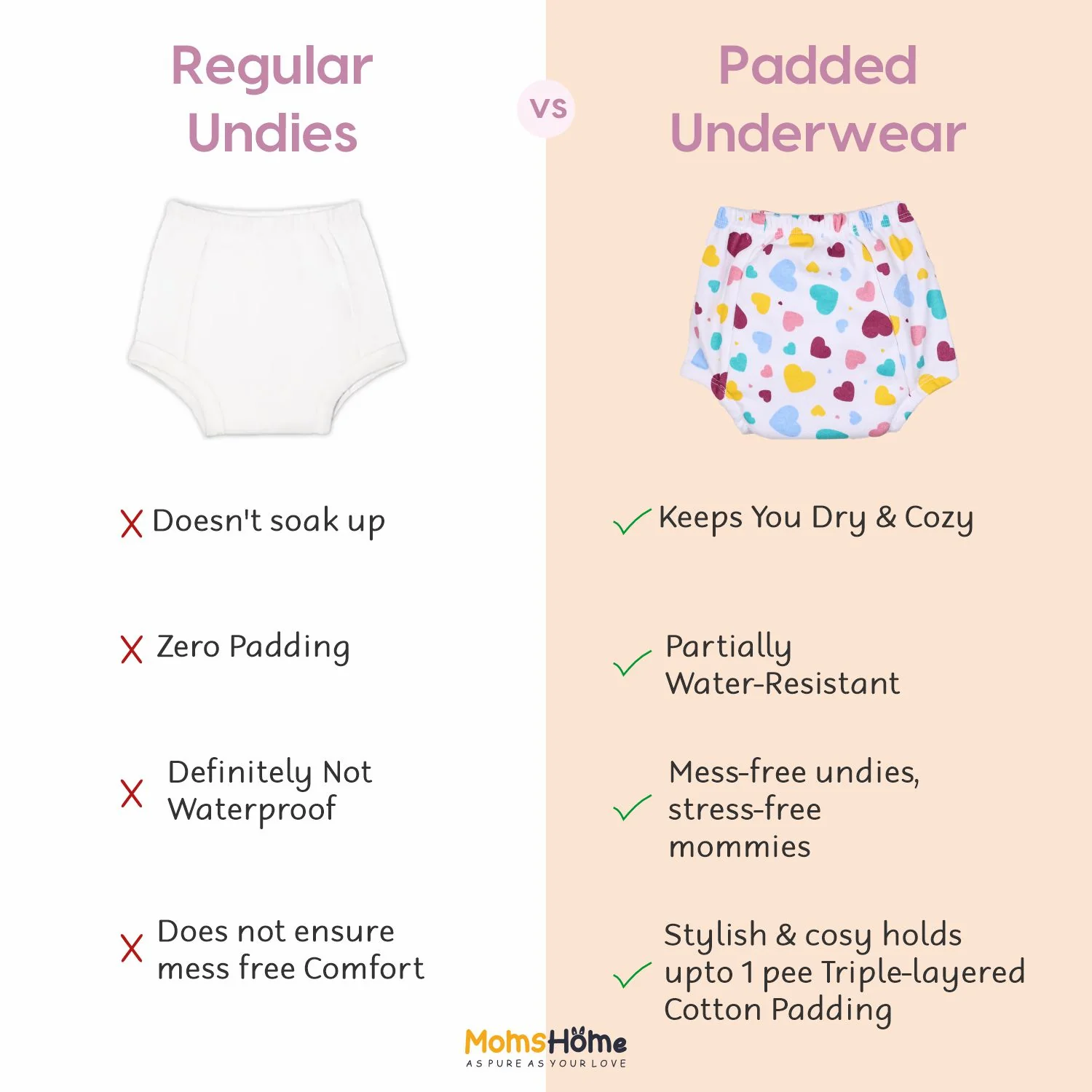 Cotton Unisex Baby Padded Underwear | Pack Of 2 - Image 13
