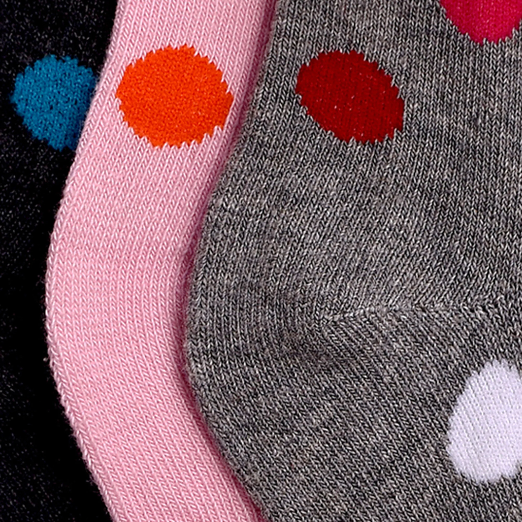 FOOTPRINTS Baby Organic Cotton Socks- BigDot - Pack of 3 Pairs - Image 2