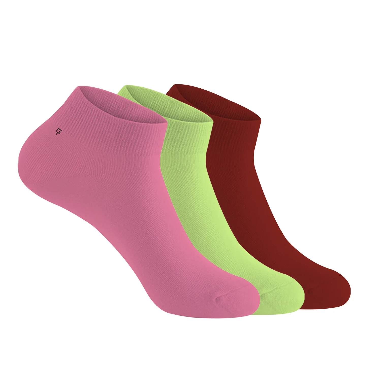 Footprints Bamboo Ankle Casual Socks | Odor-Free & Breathable | Extra soft | Anti-bacterial | Sports Hiking Casual Wear Running Socks for Women | Multicolor | Pack of 3 - Image 4
