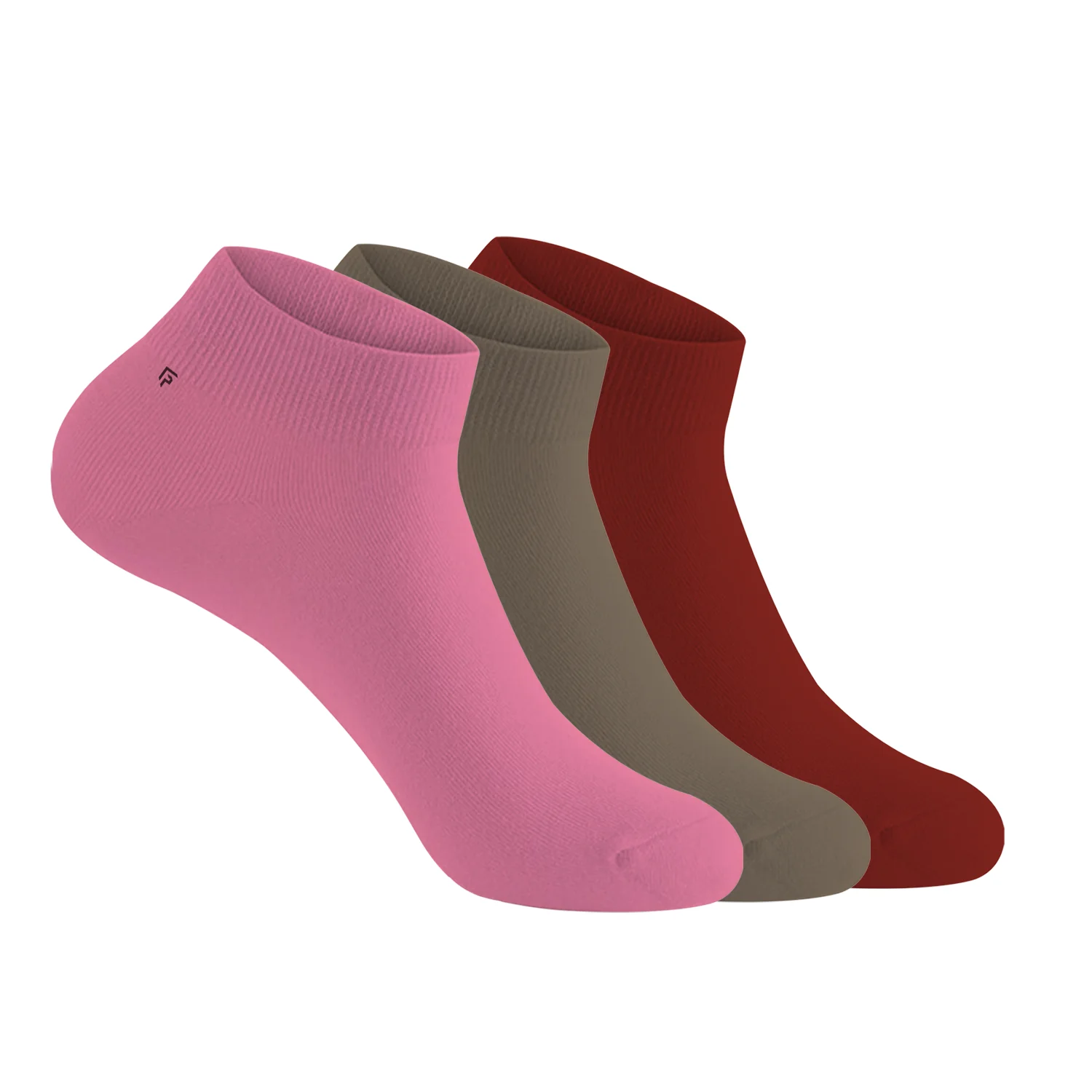 Footprints Bamboo Ankle Casual Socks | Odor-Free & Breathable | Extra soft | Anti-bacterial | Sports Hiking Casual Wear Running Socks for Women | Multicolor | Pack of 3 - Image 5