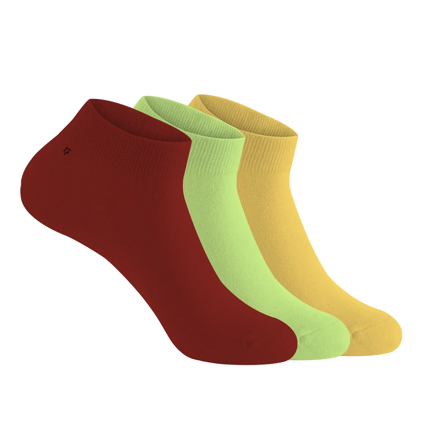 Footprints Bamboo Ankle Casual Socks | Odor-Free & Breathable | Extra soft | Anti-bacterial | Sports Hiking Casual Wear Running Socks for Women | Multicolor | Pack of 3 - Image 6