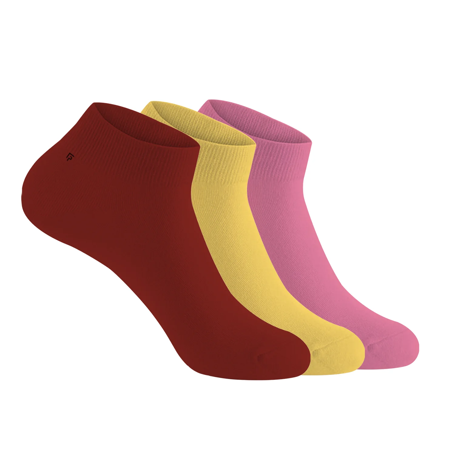 Footprints Bamboo Ankle Casual Socks | Odor-Free & Breathable | Extra soft | Anti-bacterial | Sports Hiking Casual Wear Running Socks for Women | Multicolor | Pack of 3 - Image 7