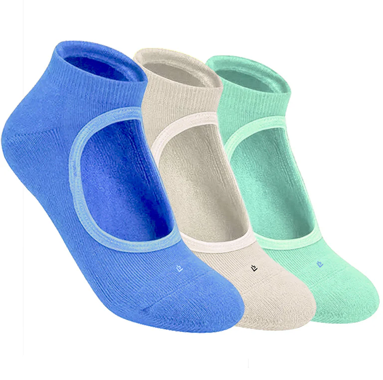 Footprints Anti-Bacterial & Anti-Skid Maternity Socks for Women | Bamboo & Organic Cotton | Comfortable & Breathable Socks for Pregnancy & Postpartum Care |  Pack of 3 - Image 8