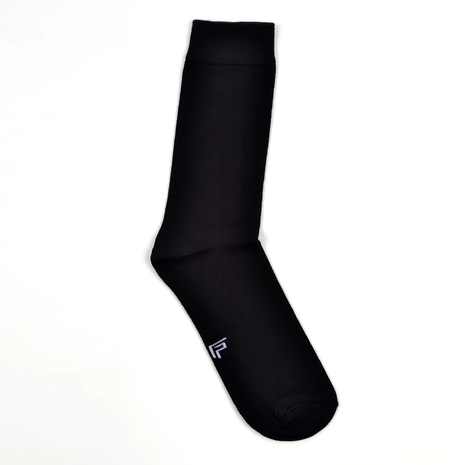 Footprints Men's Formal Organic Cotton & Bamboo Odour free Socks Black - Image 4