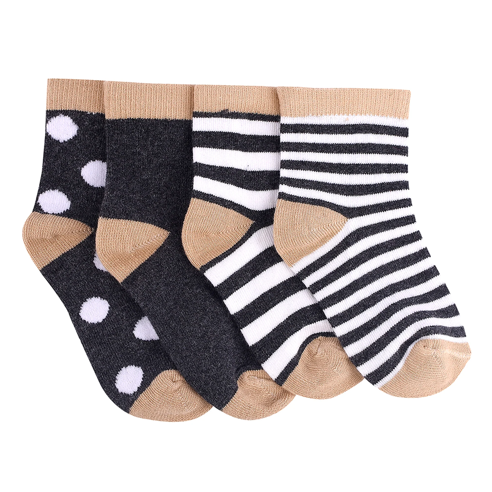 FOOTPRINTS Organic cotton Baby Socks -12-24Months - Pack of 4 Pairs - Image 7