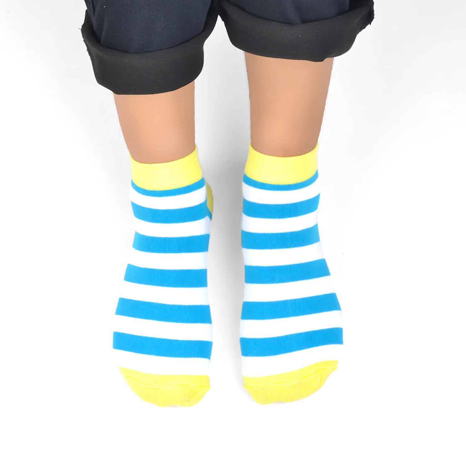 Organic Cotton & Bamboo Socks For Women -Strips |Pack of 3| - Image 2