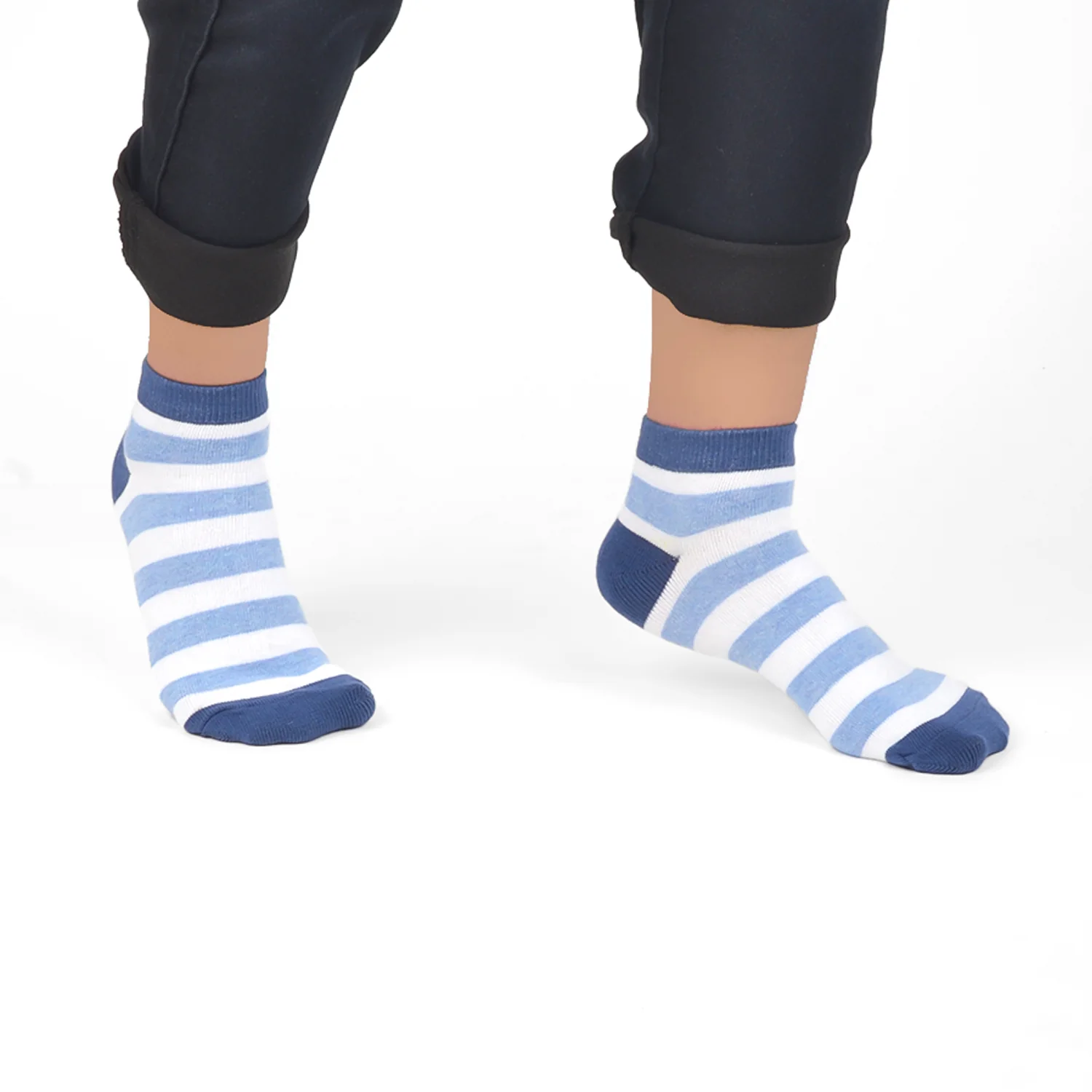 Organic Cotton & Bamboo Socks For Women -Strips |Pack of 3| - Image 3