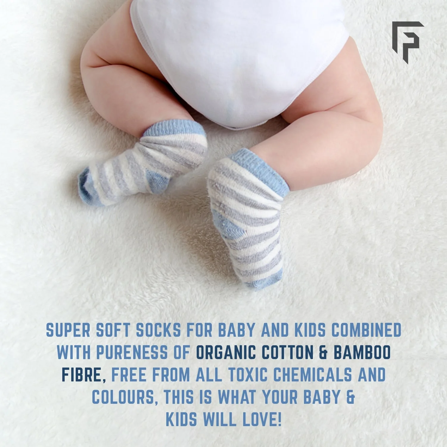Footprints Super Soft Organic Cotton Kids  Socks | Red Baseball & Big Dot | 12-24 Months | Pack of 6 - Image 4
