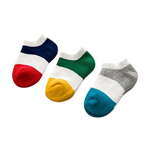 FOOTPRINTS Unisex Baby Cotton Socks 12-24 Months -Pack of 6 Pairs- Stripes &amp; Stars - Image 2