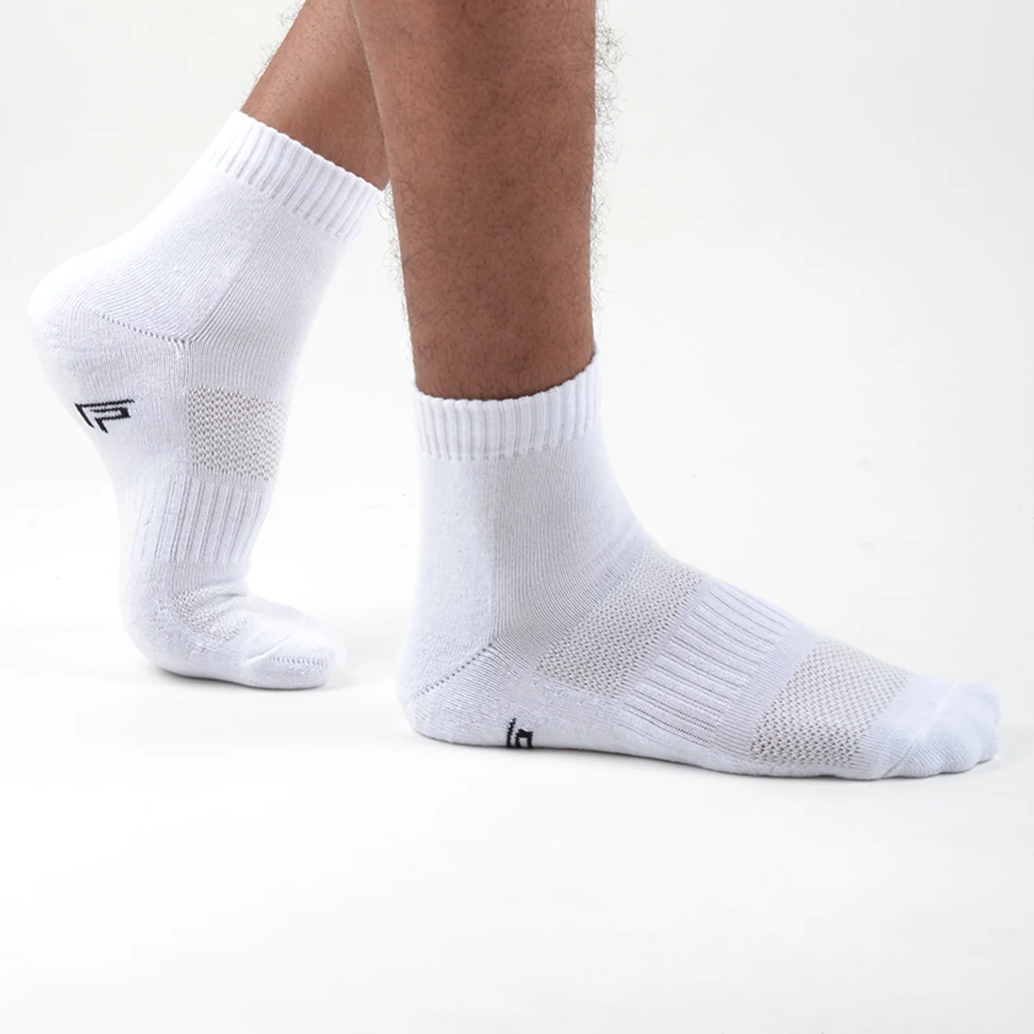 FOOTPRINTS Unisex Solid Cotton Ankle Terry -Length Socks -Pack Of 3 - Image 3