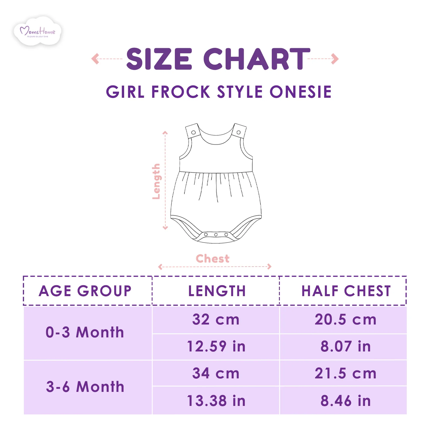 Girls Frock Style Onesie | Stylish Organic Cotton Baby Dress Bodysuit for Newborn & Infant Girls | Snap Button Romper for Babies | 0-6 Months | Pack of 2 - Image 7