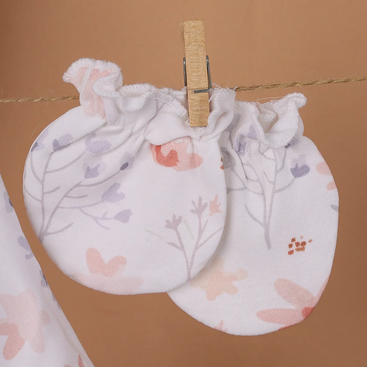 Hospital Kit for Newborn baby | Organic Cotton Gift Set | 10 Items | Blossom - Image 12