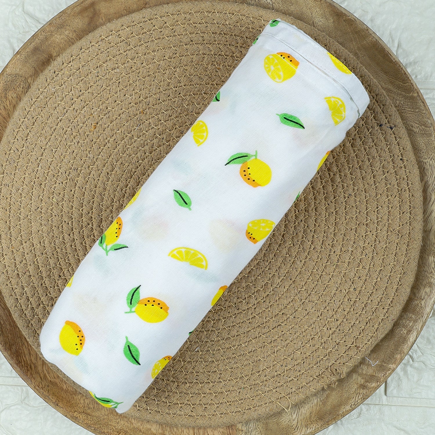 Hospital Kit for Newborn baby | Organic Cotton Gift Set | 10 Items | Lemon - Image 4