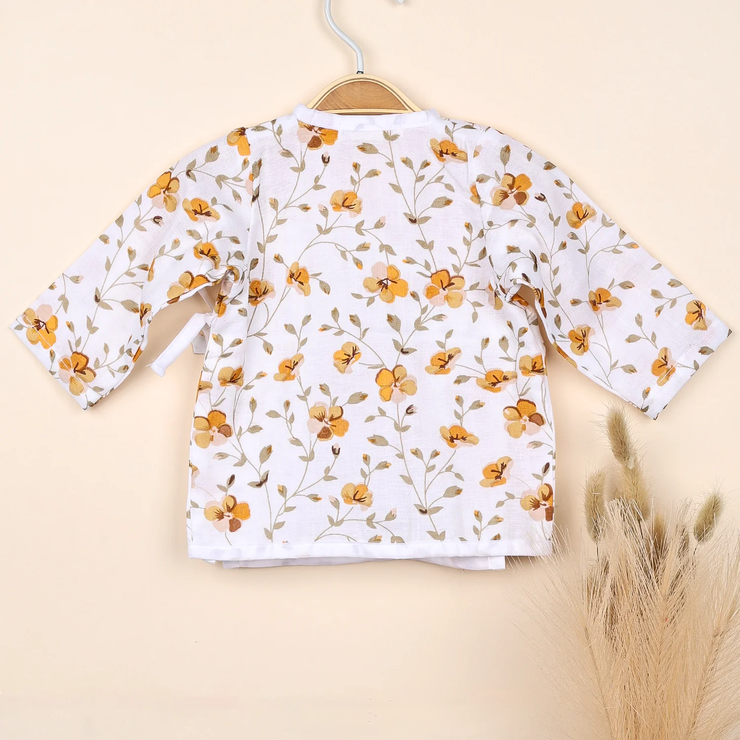 Kids Muslin Front Open Kimono | Bloom - Image 3