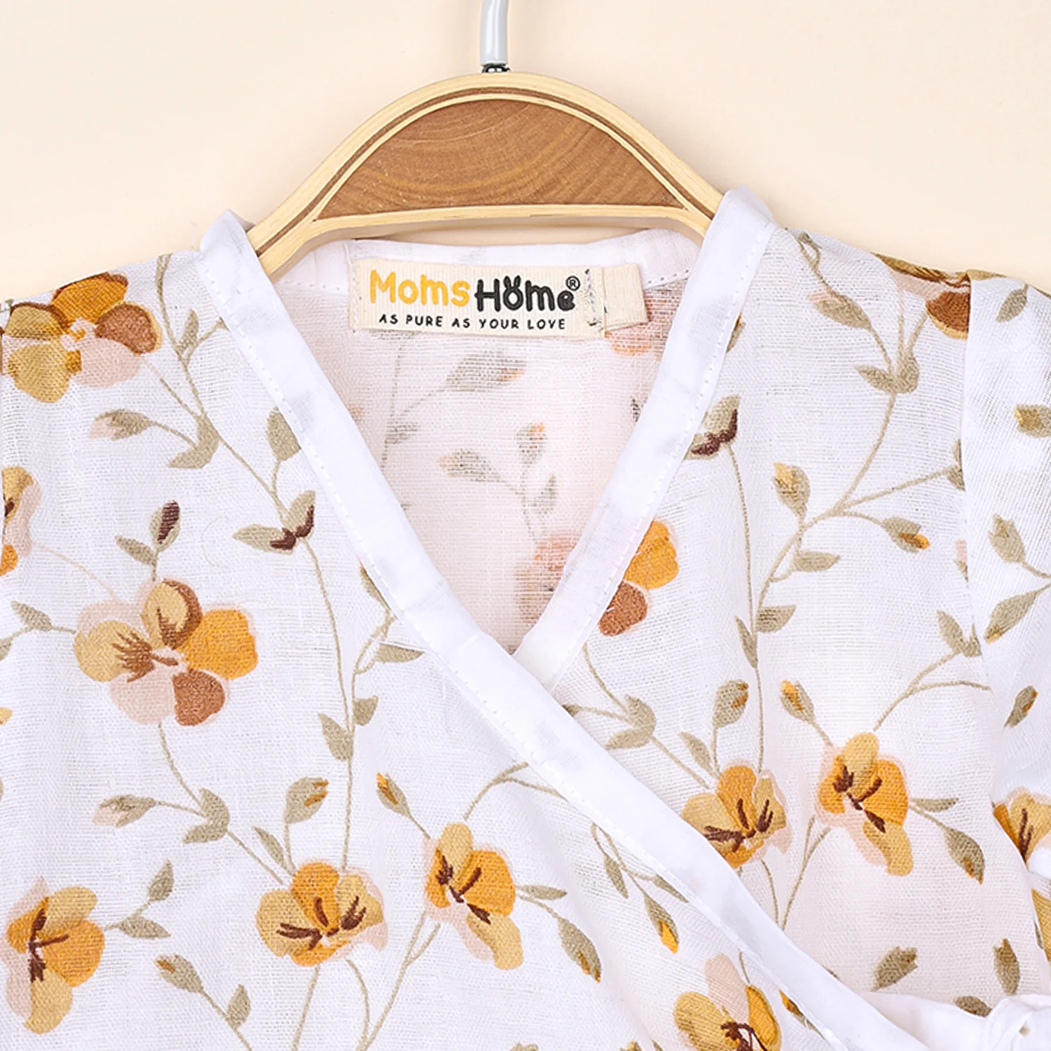 Kids Muslin Front Open Kimono | Bloom - Image 5