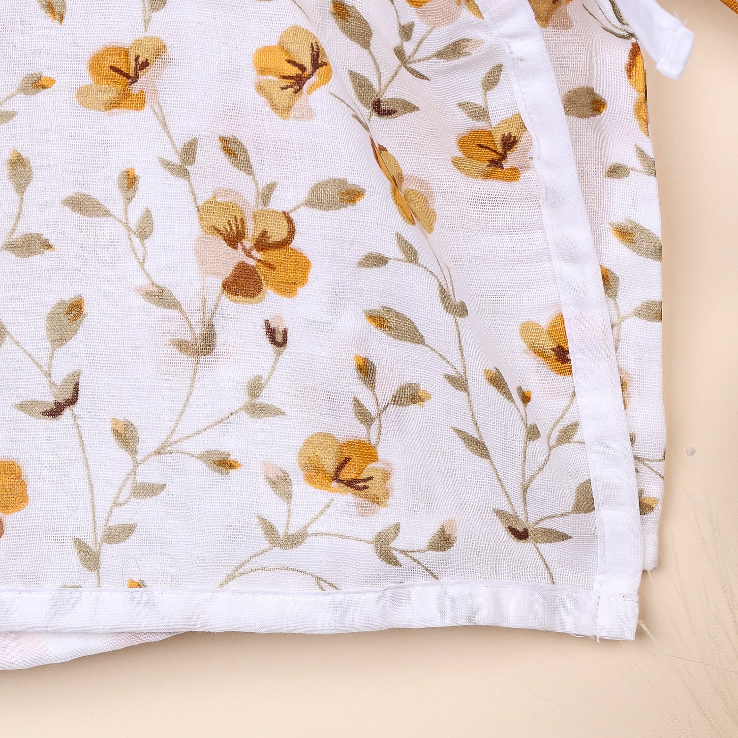 Kids Muslin Front Open Kimono | Bloom - Image 8