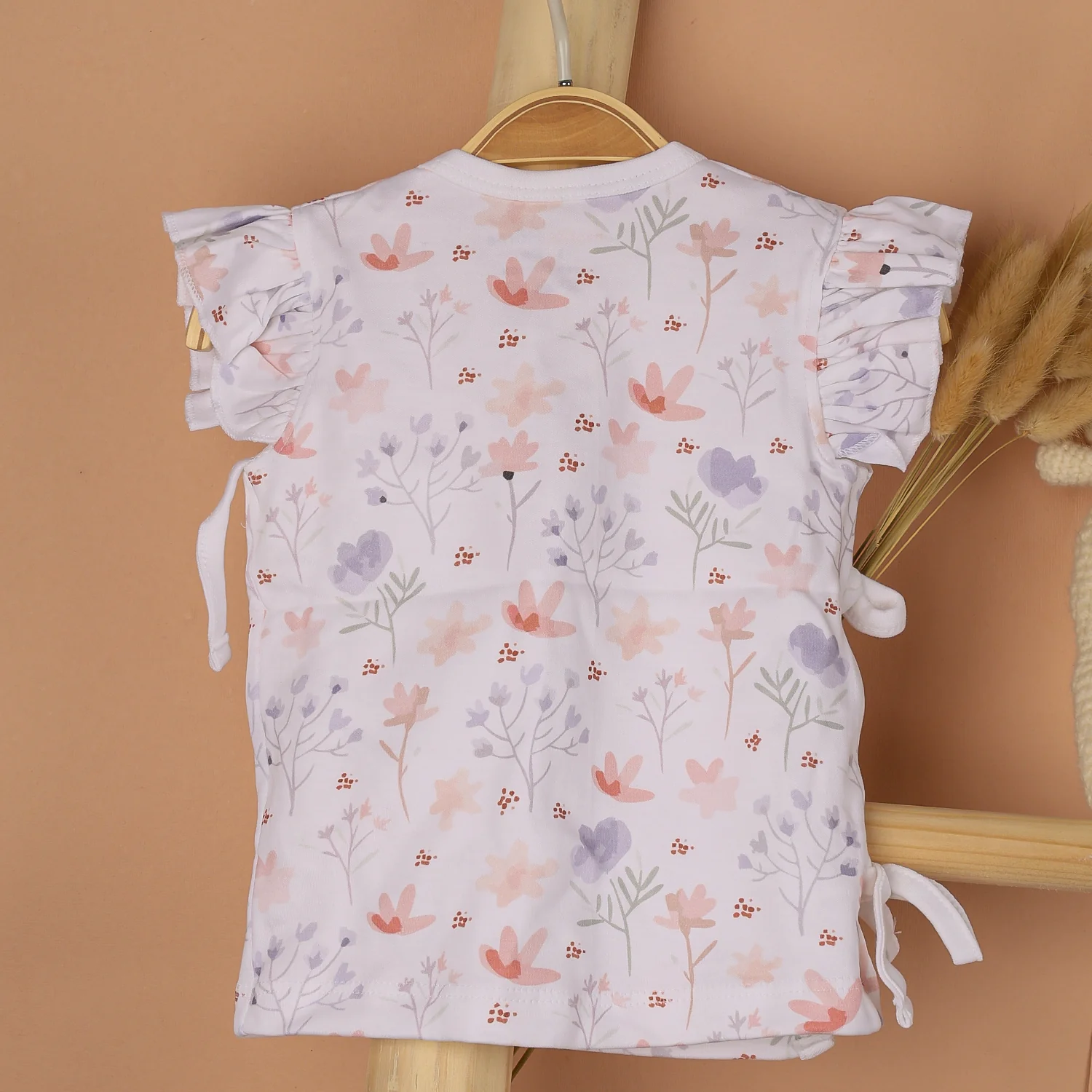 Kids Organic Cotton Front Open Kimono | Blossom - Image 3