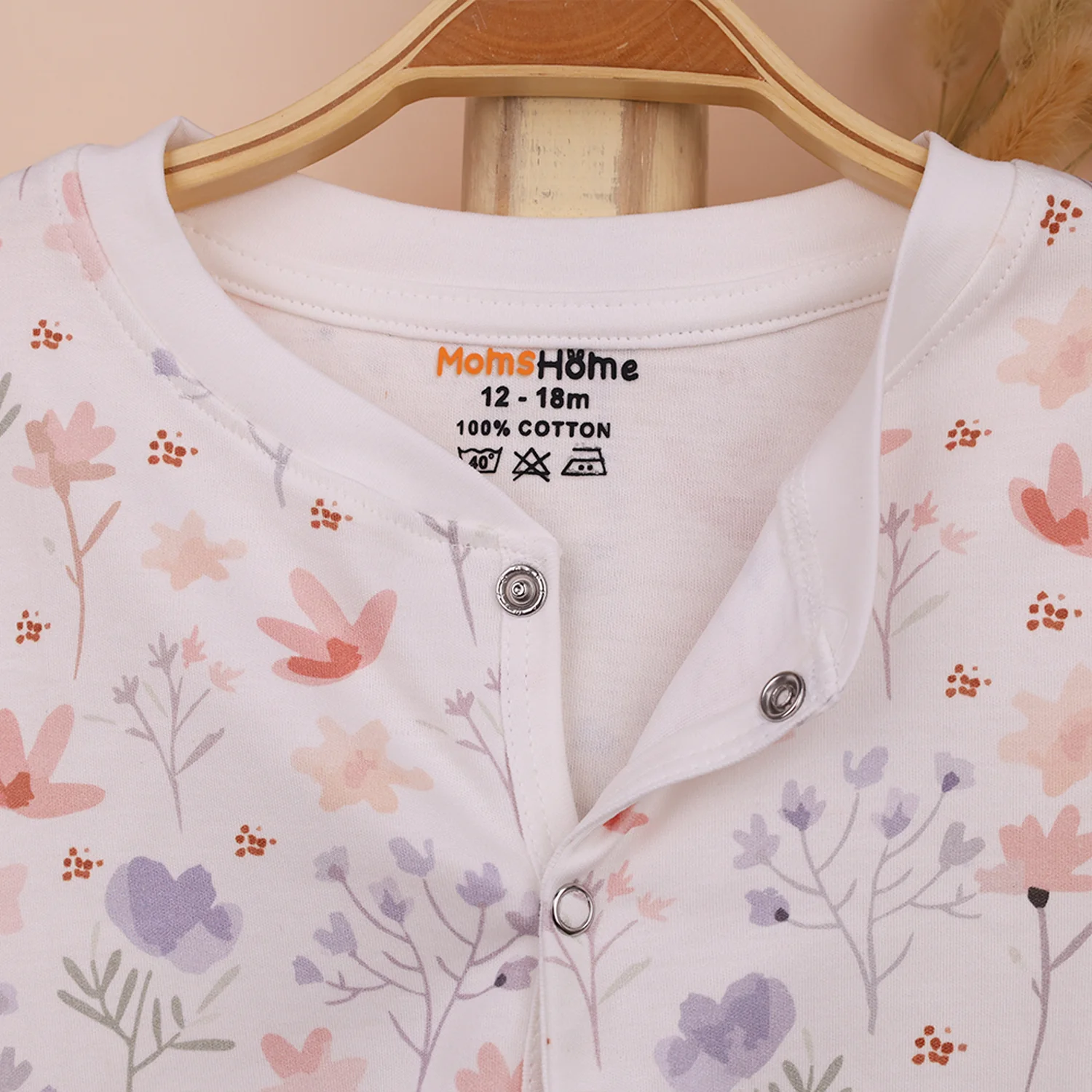 Kids Organic Cotton Full Body Romper | Blossom - Image 4