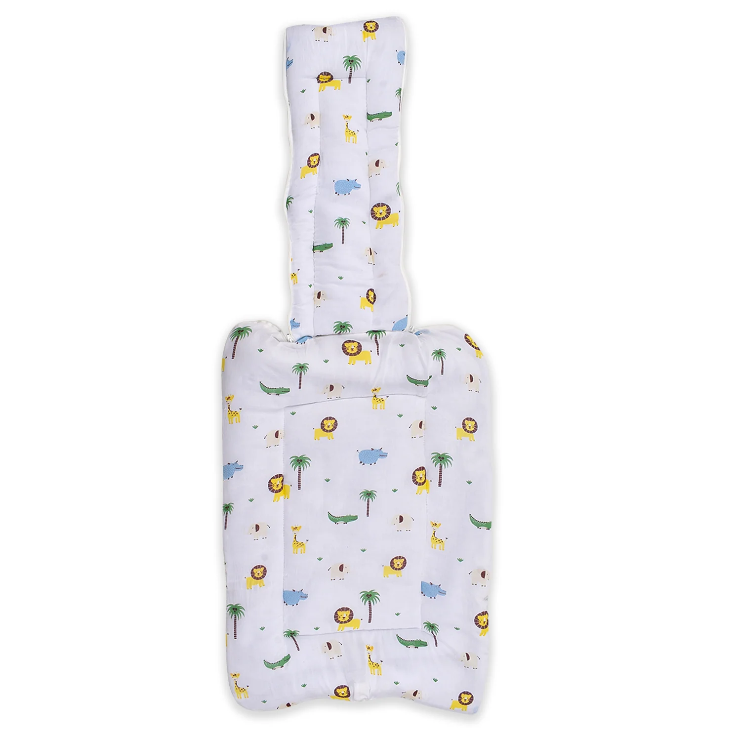 Moms Home Baby Organic Cotton Muslin Sleeping cum Carrying Nest Bag- Jungle Safari 0-3 Months - Image 6