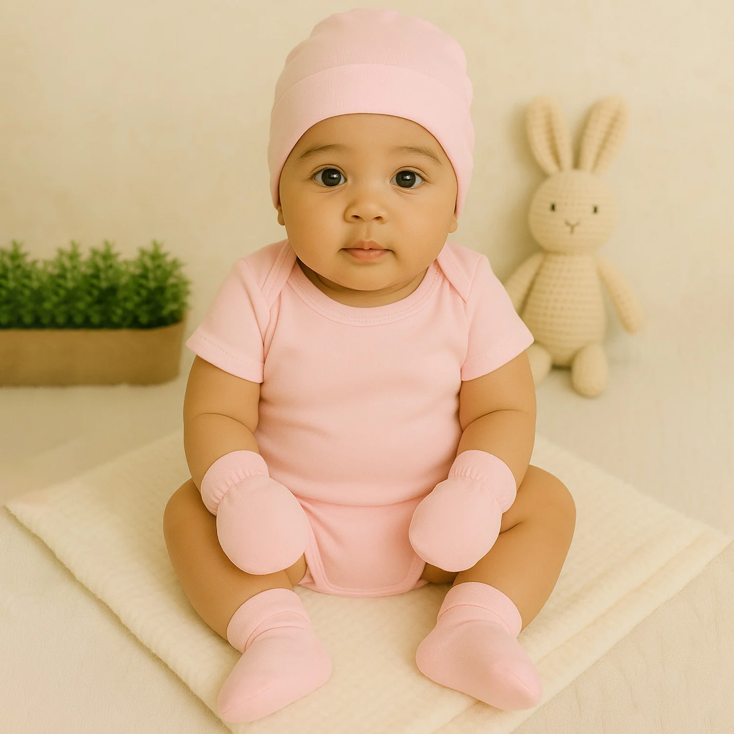 Organic Cotton Baby Onesies Gift Set | Pack Of 4 - Image 14