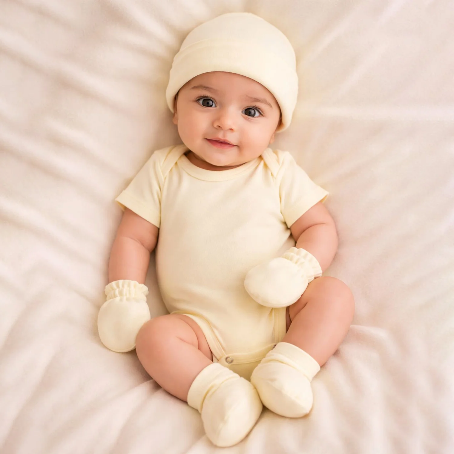 Organic Cotton Baby Onesies Gift Set | Pack Of 4 - Image 3