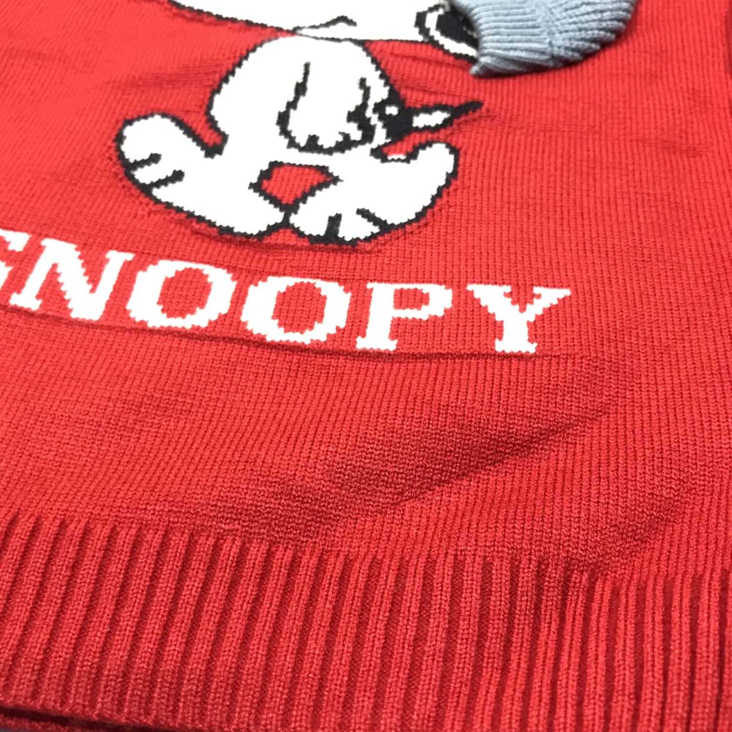 Moms Home Organic Cotton Unisex Baby Winter Sweaters Red Snoopy - Image 2