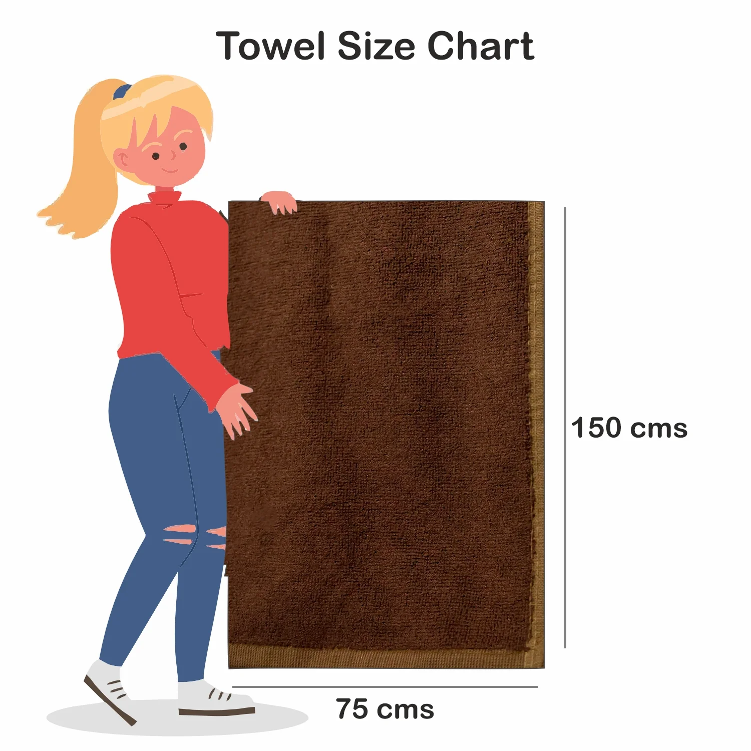 Moms Home Organic Cotton Bamboo Bath Towel | 75x150 CM | Pack Of 1 - Image 12