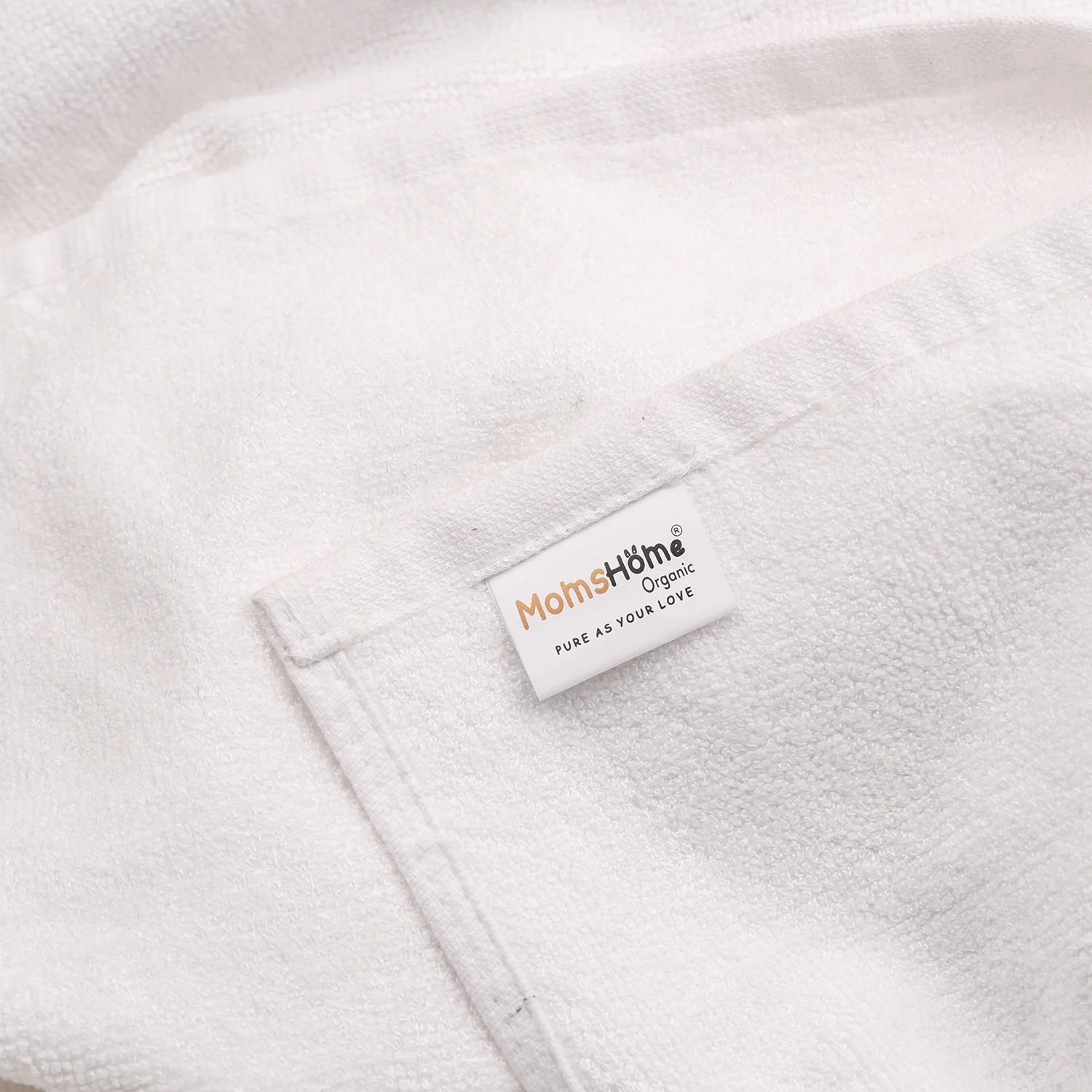 Moms Home Organic Cotton Bamboo Hand Towels- 40x60 CM | Pack of 2 - Image 4