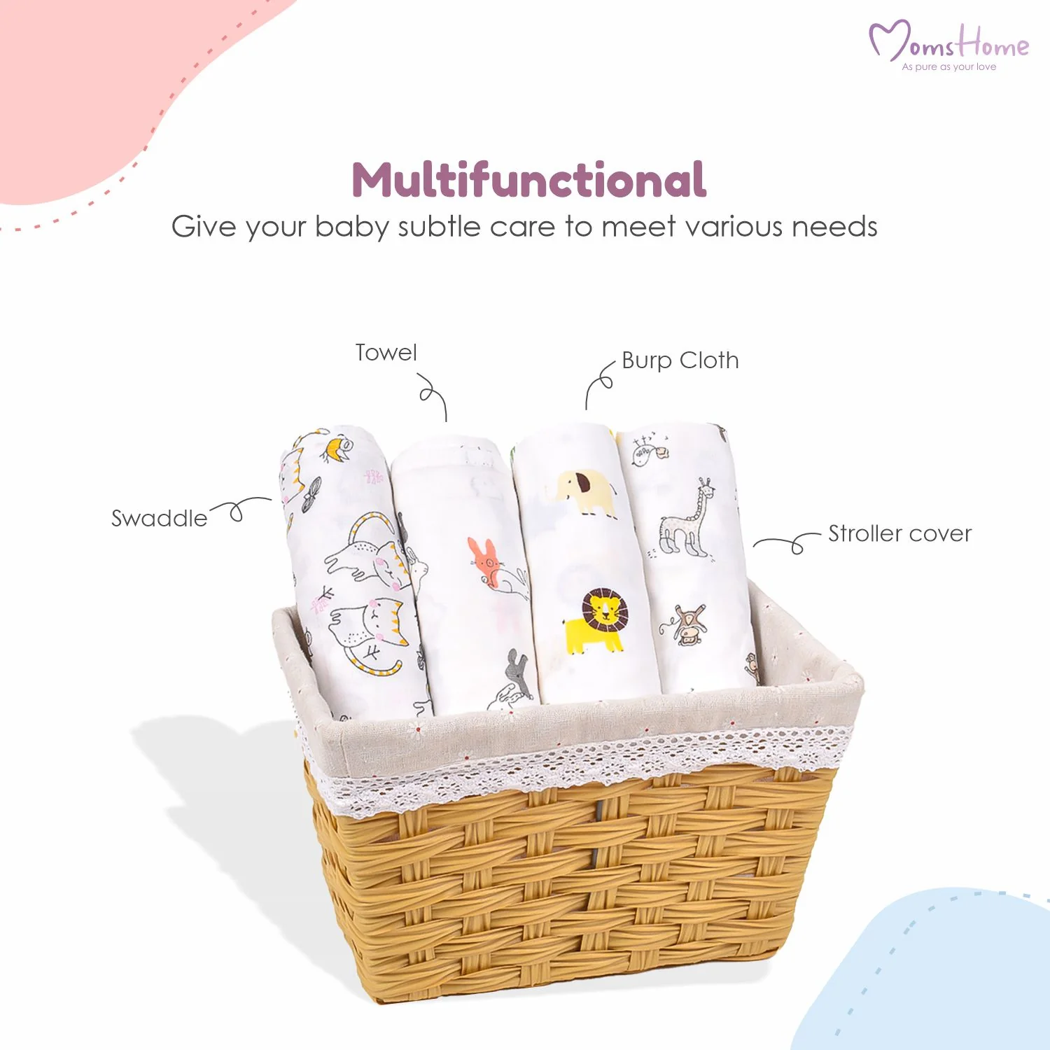 Moms Home Kids Multi 11 Pieces Baby Apparel Gift Set - Image 5
