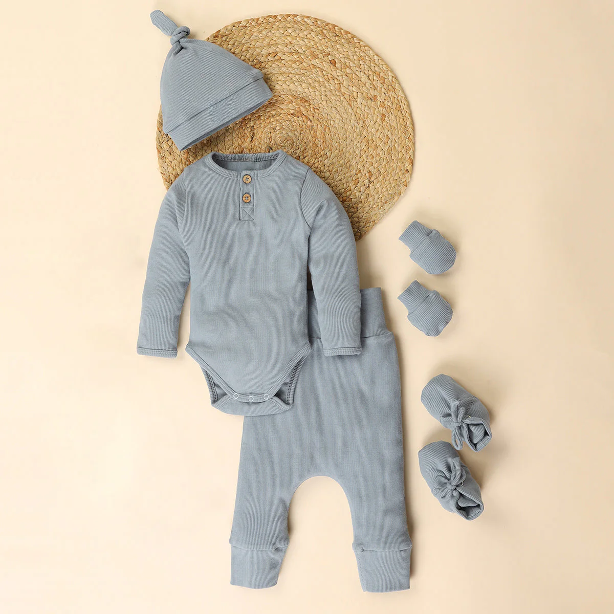 Baby Essential Gift Set | Baby Clothing Gift Combo | New Born Baby Clothing Set | Pack of 5 - Image 9