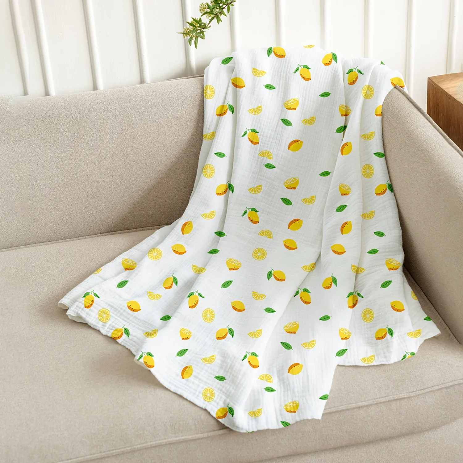New Born Baby Gift Hamper | Baby Shower Gift Hamper | Baby Essential Clothes Set | Lemon | Pack of 7 - Image 3