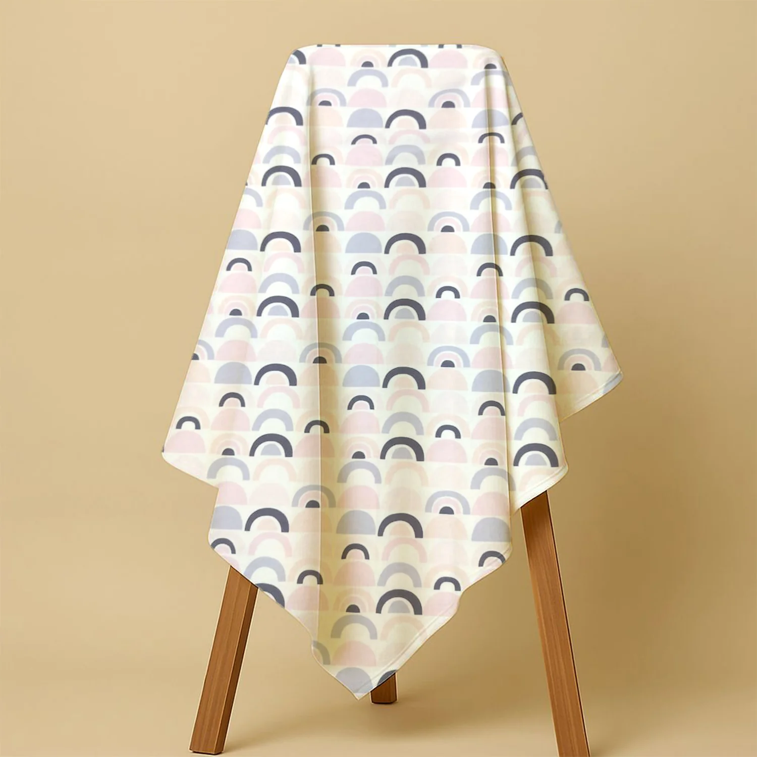 Organic Cotton Baby Blanket | Super Soft Cotton Blanket | 75X75 CM | 0-6 Months | Pack of 1 - Image 3