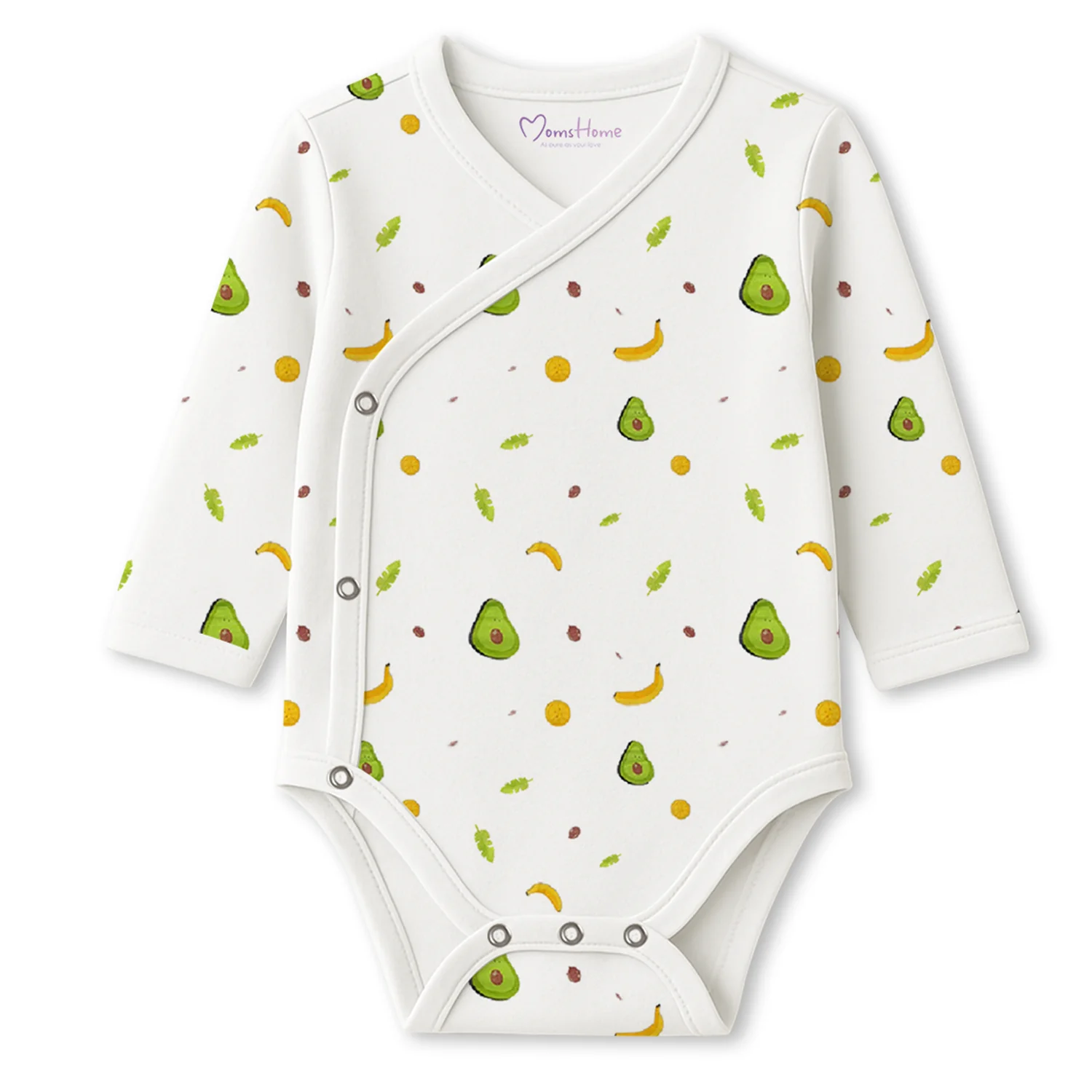 Organic Cotton Baby Clothing Set |  Baby Essential Clothes For Boys & Girls | Baby Shower Gift Hamper | 0-6 Months | Avocado | Pack of 6 - Image 3