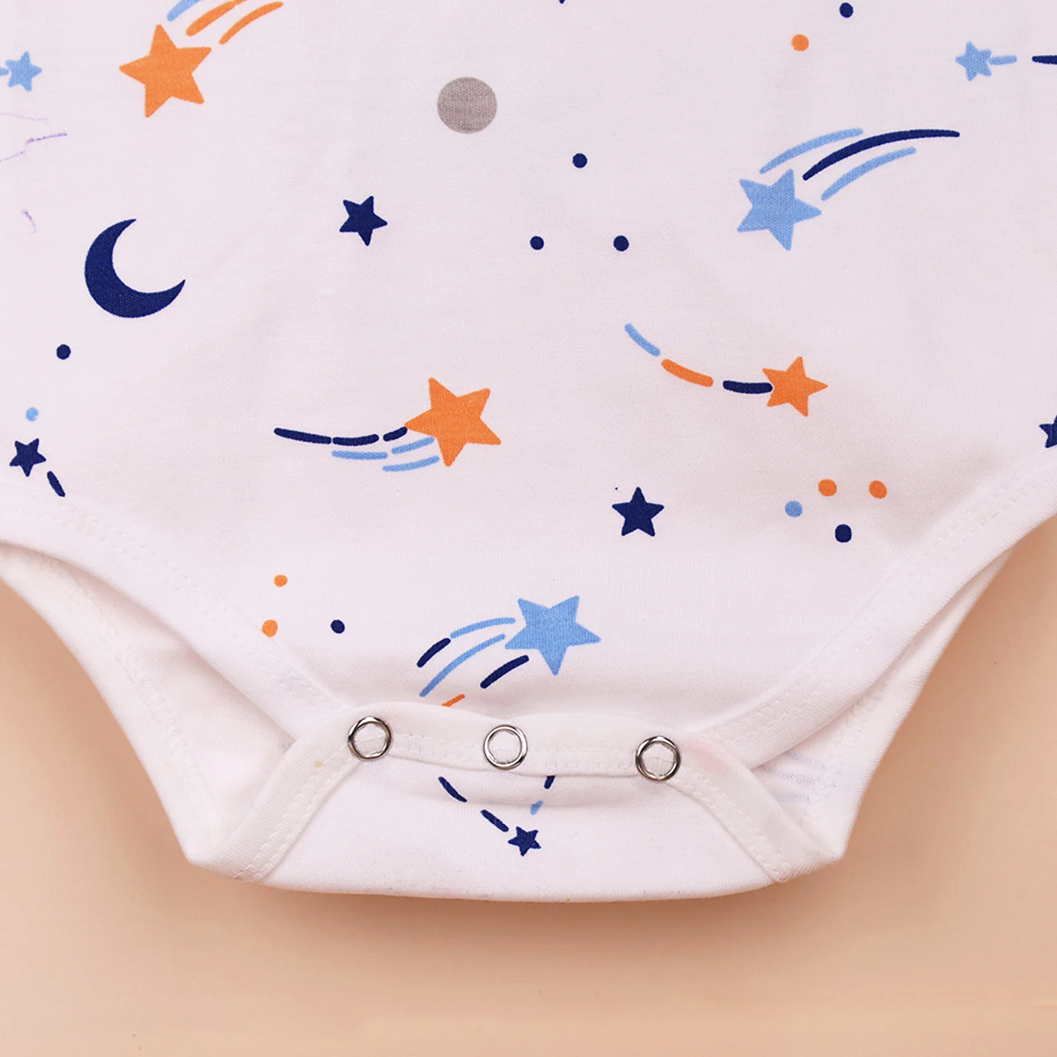 Organic Cotton Baby Full & Half Sleeve Onesie | Galaxy | Pack of 2 - Image 9
