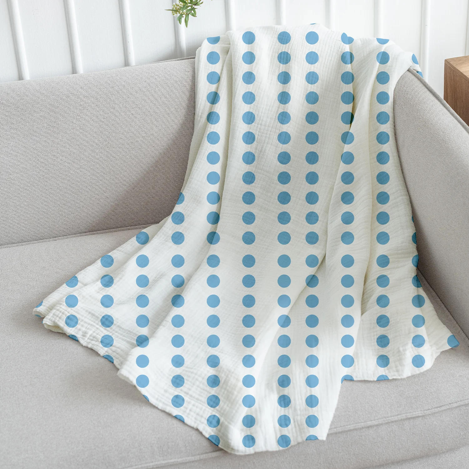 Organic Cotton Baby Muslin Cloth Swaddle | 0-12 Months | 100x100 CM | Pack of 1 - Image 14