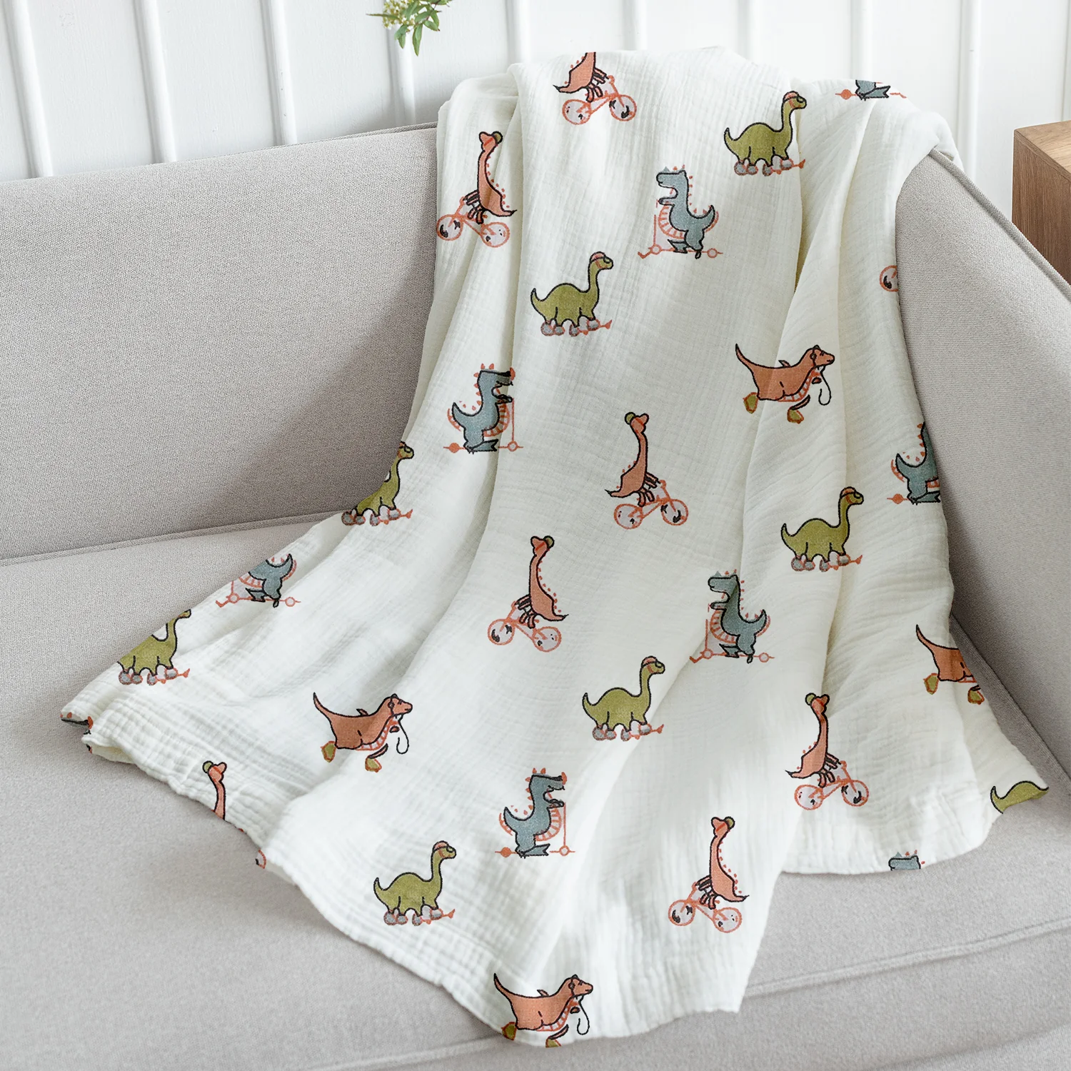 Organic Cotton Baby Muslin Cloth Swaddle | 0-12 Months | 100x100 CM | Pack of 1 - Image 19