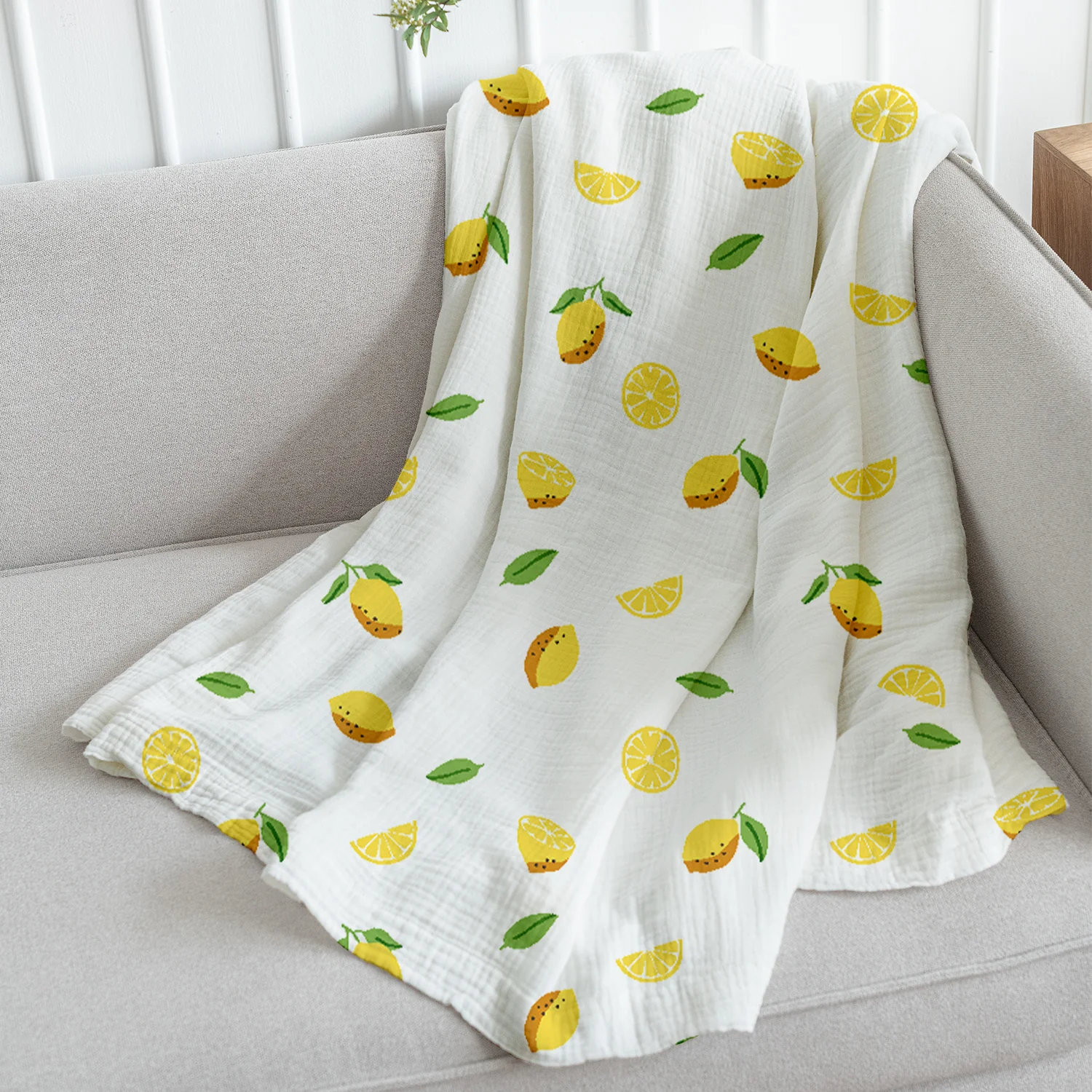 Organic Cotton Baby Muslin Cloth Swaddle | 0-12 Months | 100x100 CM | Pack of 1 - Image 2