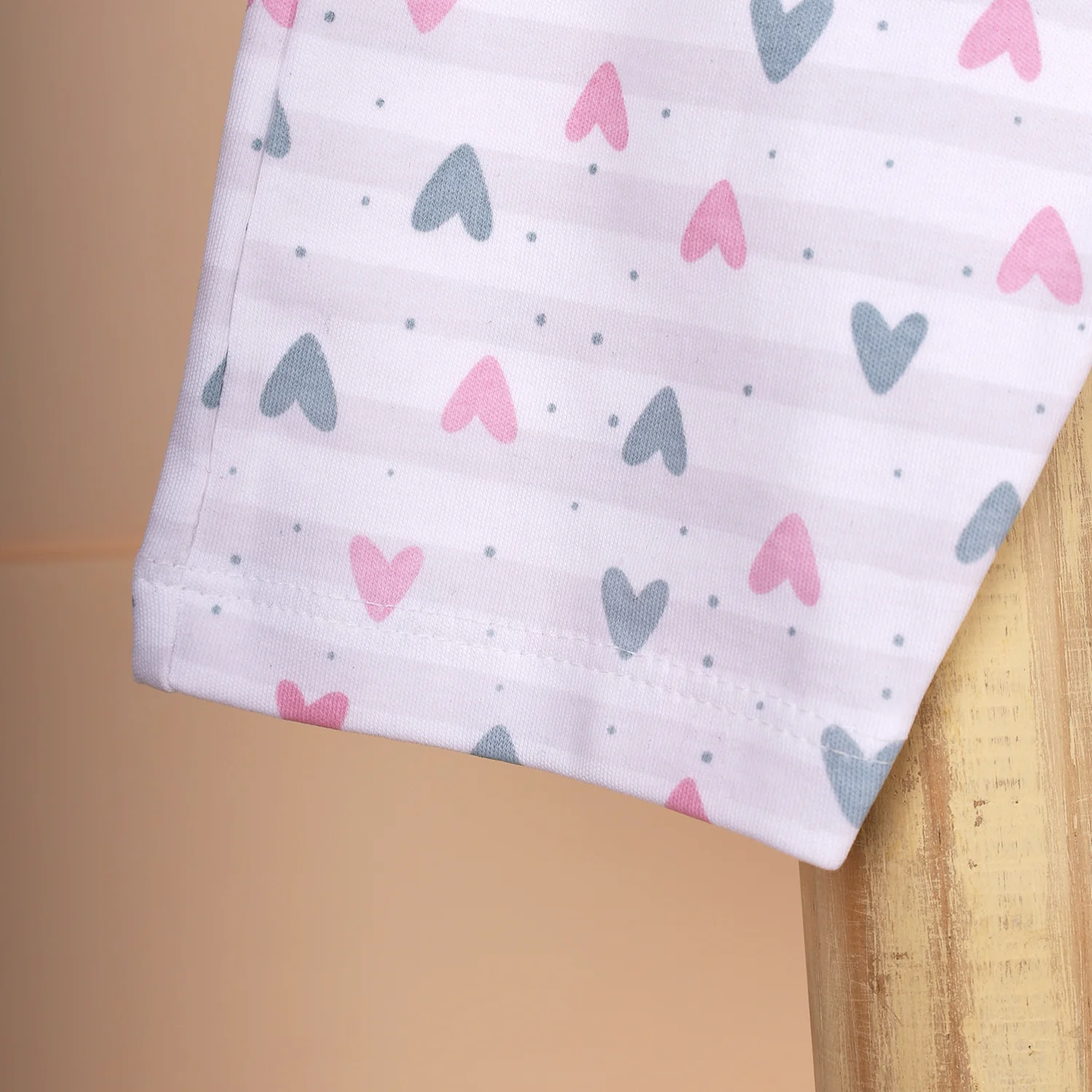 Organic Cotton Baby Pants & Pajamas Set | Galaxy & Little Hearts  | Pack of 2 - Image 4