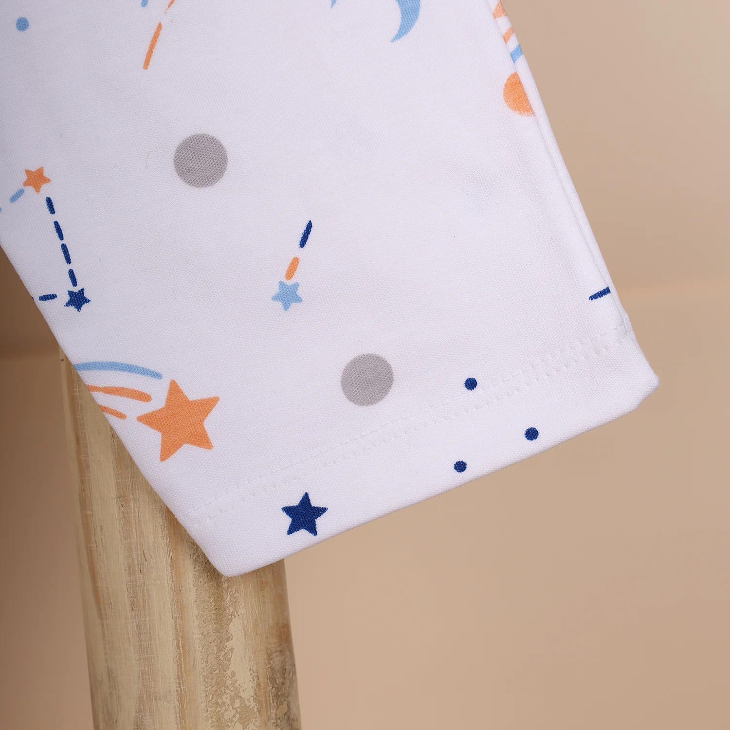 Organic Cotton Baby Pants & Pajamas Set | Galaxy & Little Hearts  | Pack of 2 - Image 5