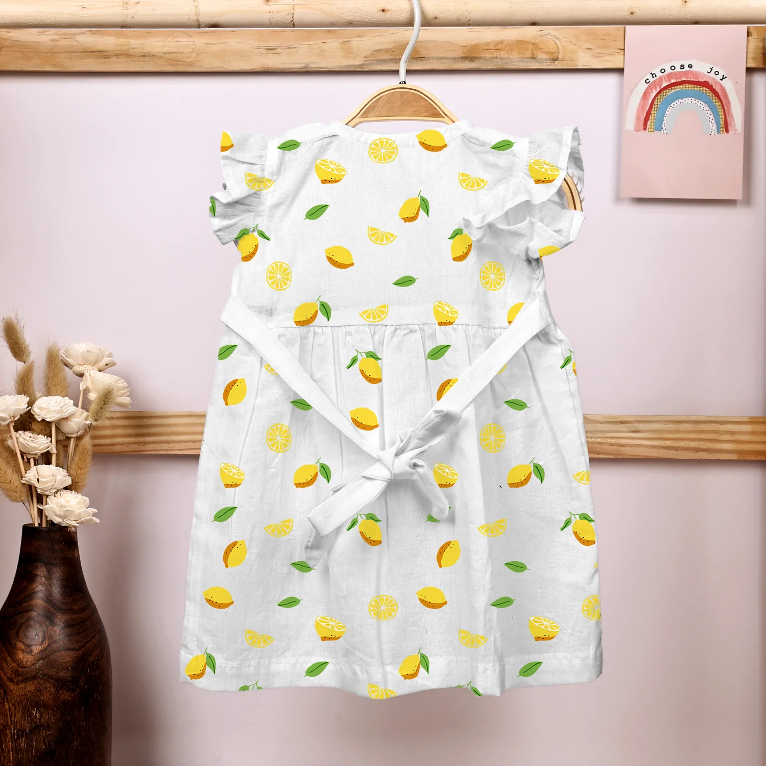 Organic Cotton Frock For Baby Girls | Toddler Baby Clothing | Pack of 1 - Image 4