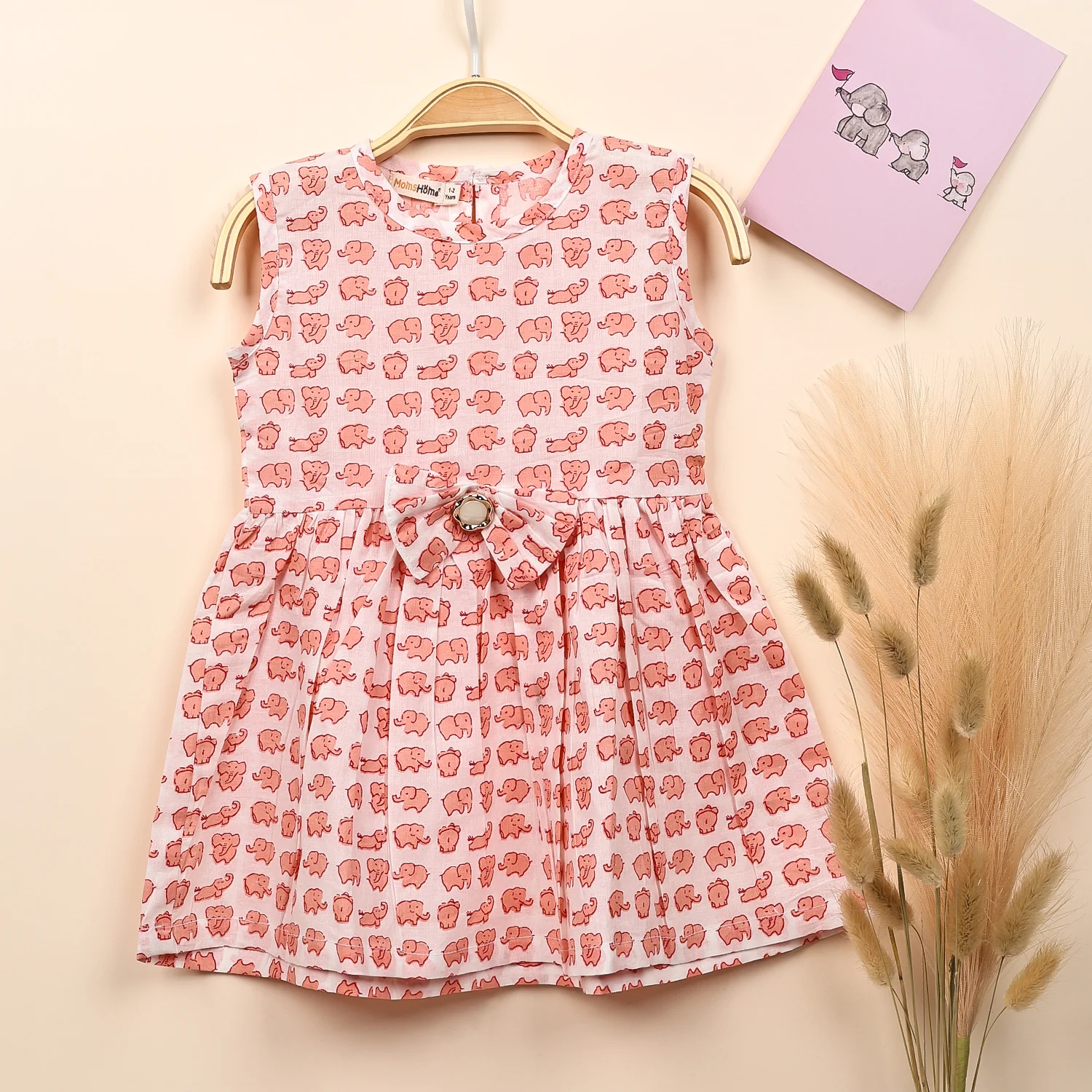 Organic Cotton Frock For Baby Girls | Toddler Baby Clothing | Pack of 1 - Image 9