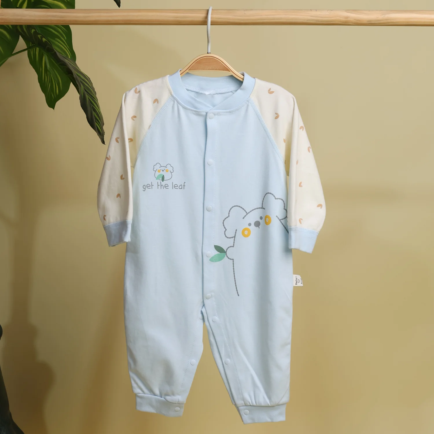 Organic Cotton Full Body Romper For Baby | Pack of 1 - Image 3